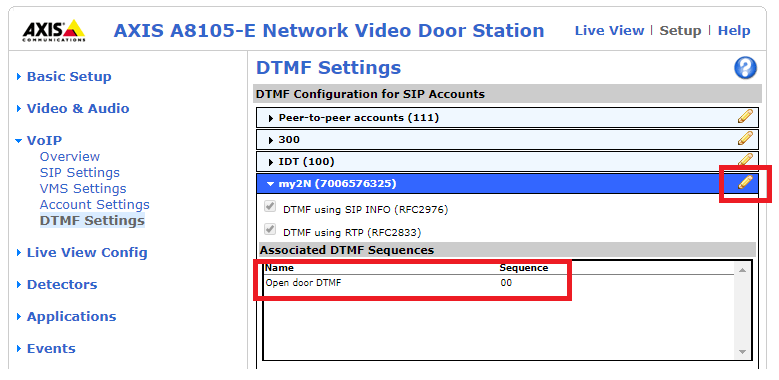 Axis video door sales station